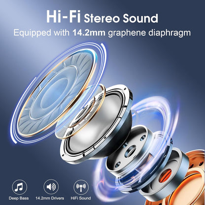 Wireless Earbuds 75Hrs Bluetooth 5.3 Headphone Sport