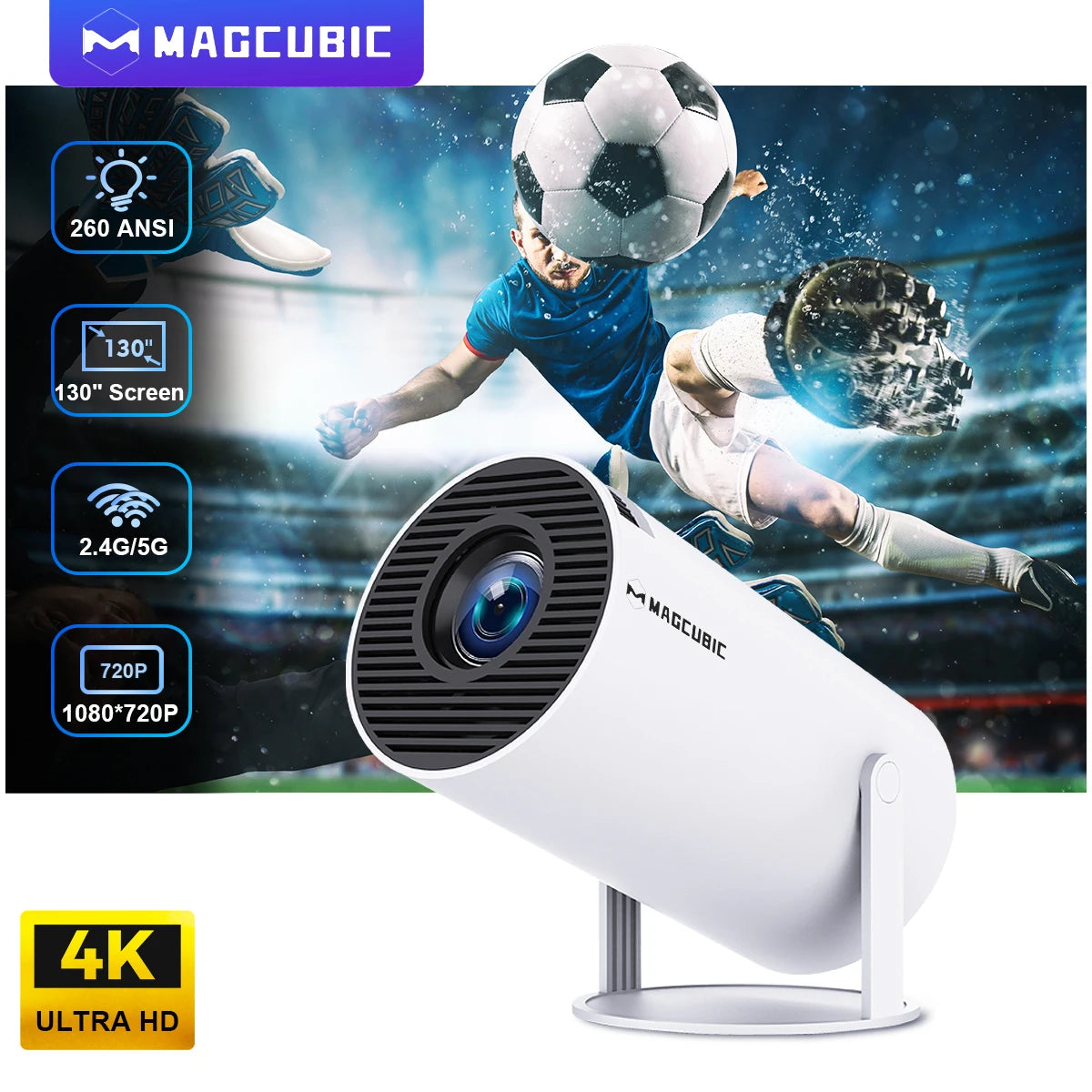 Projector Android 4K 